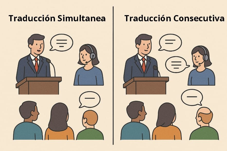 Traducción consecutiva y simultánea-iTranslate