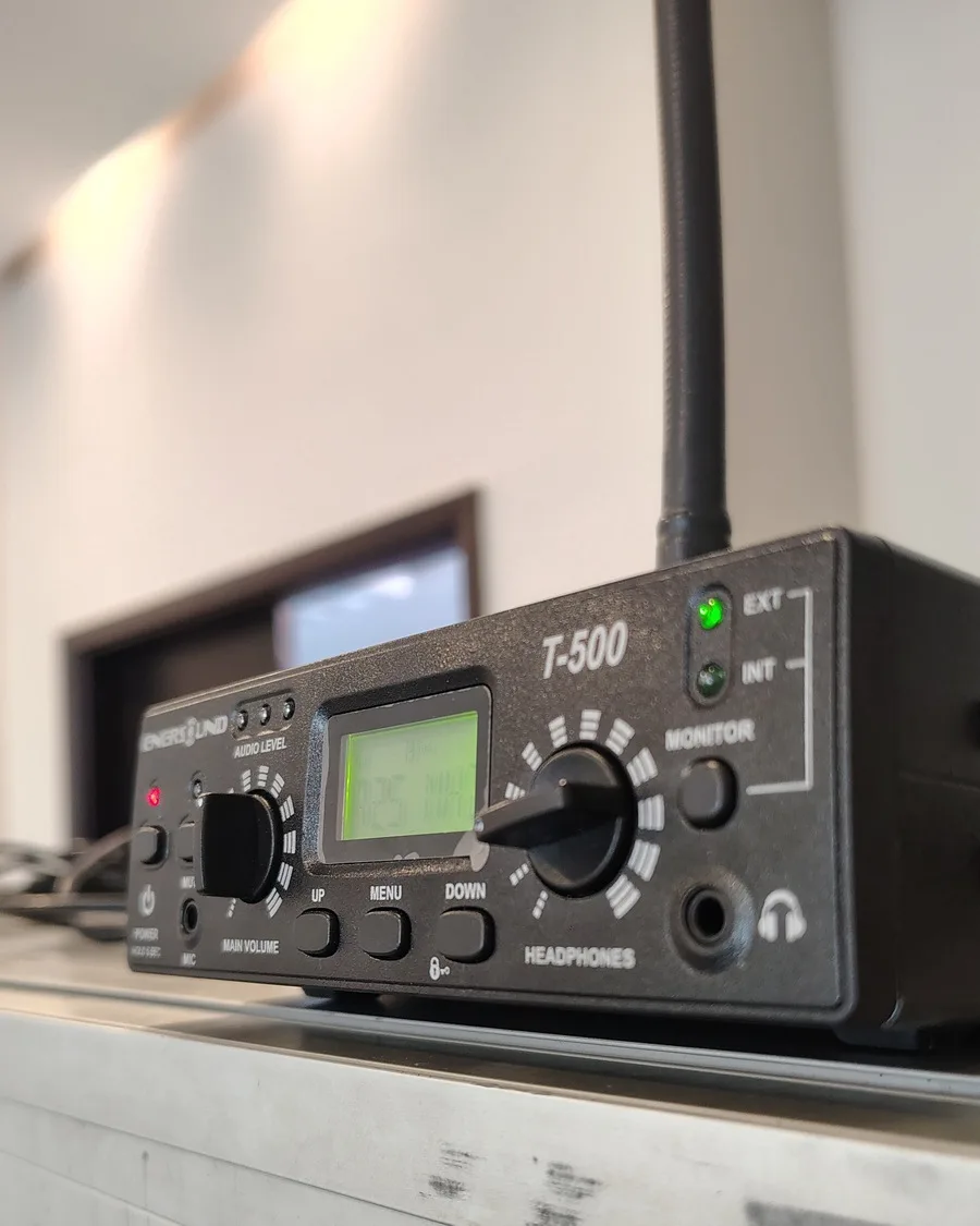 Transmisor portátil T-500 del sistema móvil de iTranslate